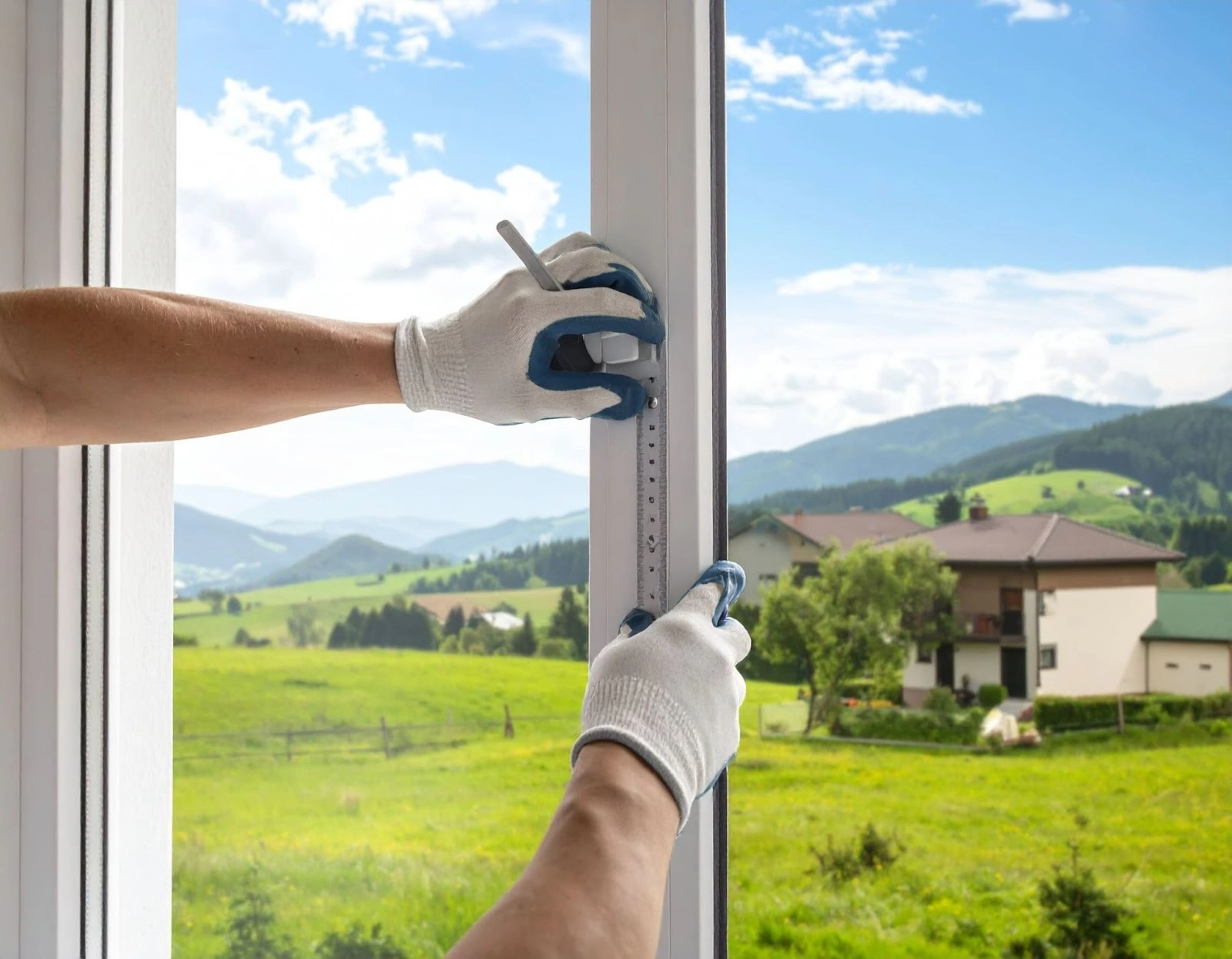 預售屋交屋檢查窗框密合度