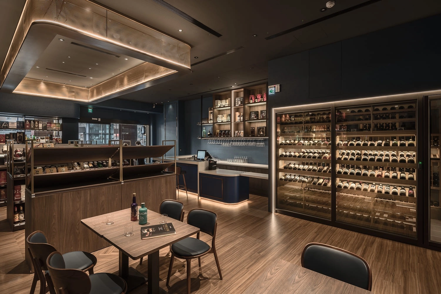 MUSE ARISTO 繆思雅集執行的黑松酒覓商空裝修專案