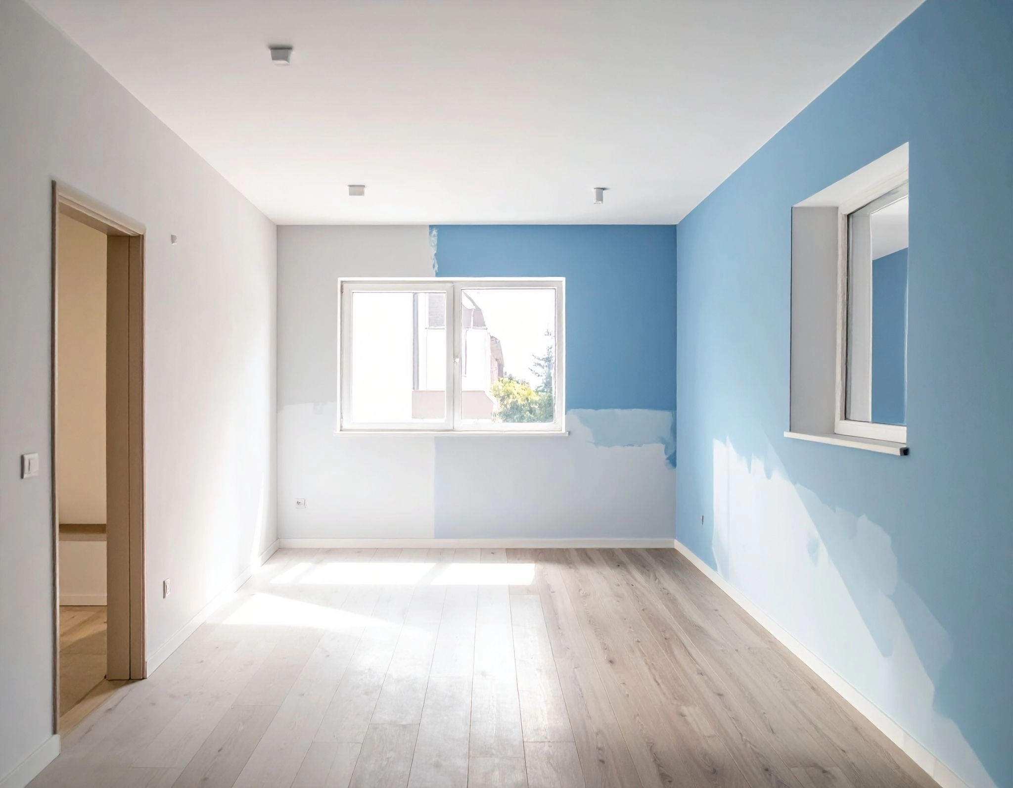 新油漆牆面與空屋