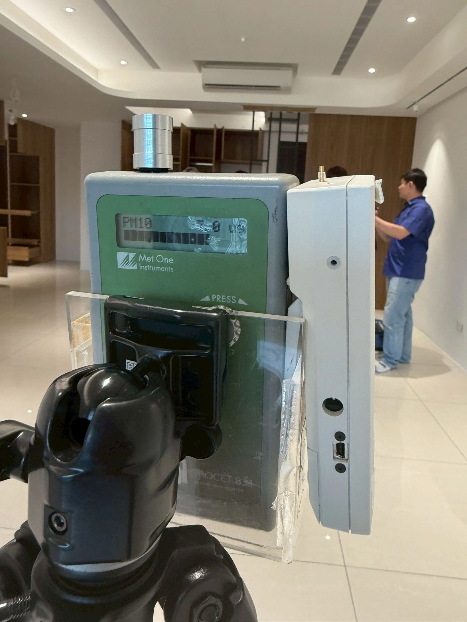 MUSE ARISTO 繆思雅集於現場進行空氣品質檢測照片