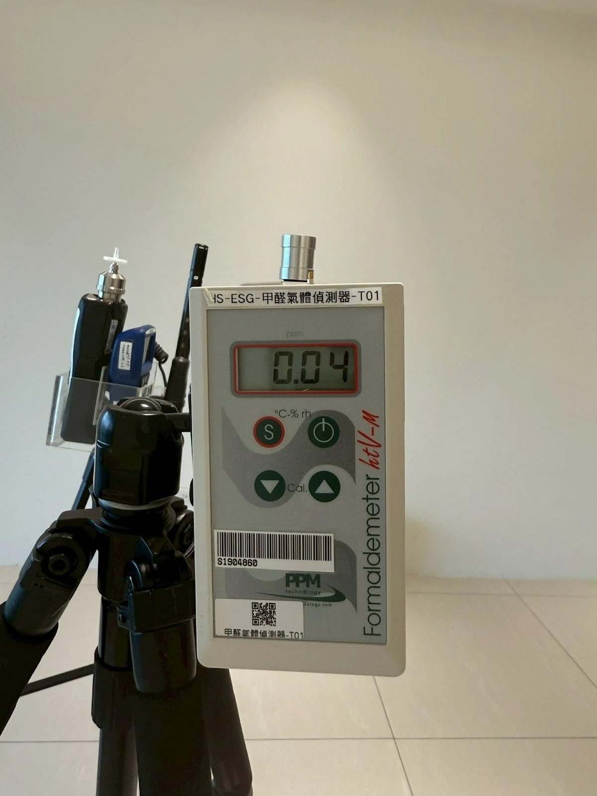 MUSE ARISTO 繆思雅集工作團隊於現場進行空氣品質檢測